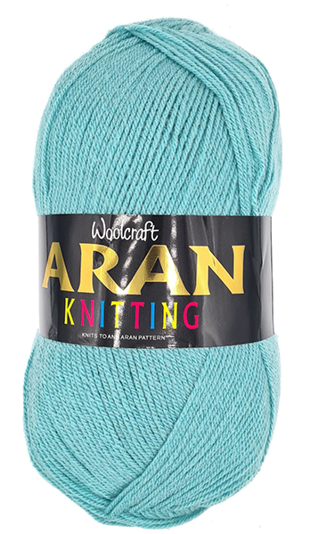 Aran Yarn 25% Wool 400g Balls x2 914 Mallard